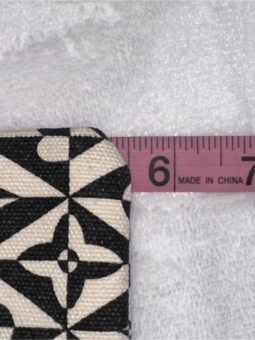 Brighton Black & White LOVE Pattern Zip Pouch Cosmetics School Organizer Bag